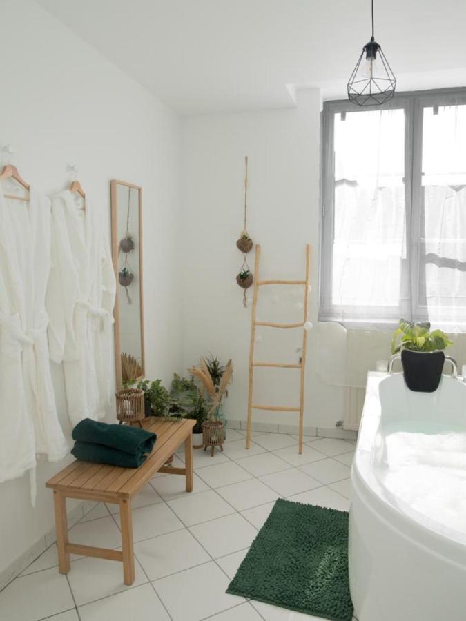 Evasion Tropicale - Studio Avec Spa, Cosy Et Renove Au Coeur De Soissons - 2 Pers Luaran gambar